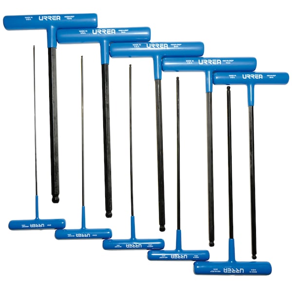 Urrea 10 Piece Metric Hex Key Set, 4965LBGPM 4965LBGPM - main